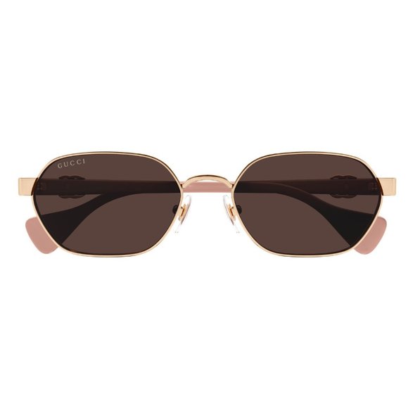 New Unisex Gucci Rose Gold & Pink Sunglasses main image 4